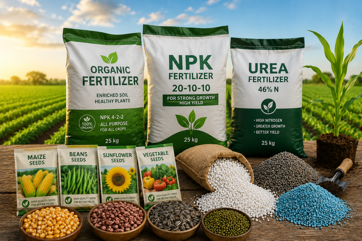 Fertilizer and Seeds — Quality Agricultural Inputs